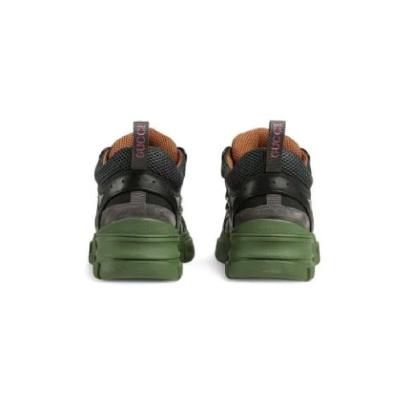 GUCCI LEATHER FLASHTREK LOW TOP SNEAKERS (men’s) - Picture 5 of 7